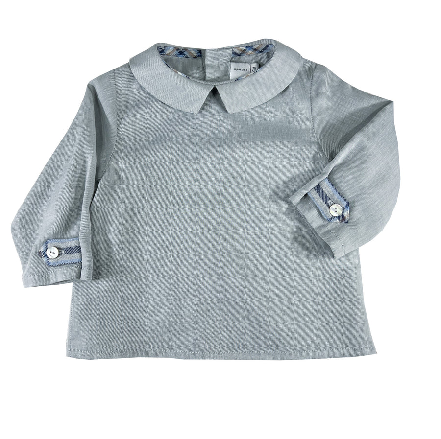 Scandinavian Winter Tale Train Embroidered Dungaree and Shirt by Charlottesydimby - Image 5