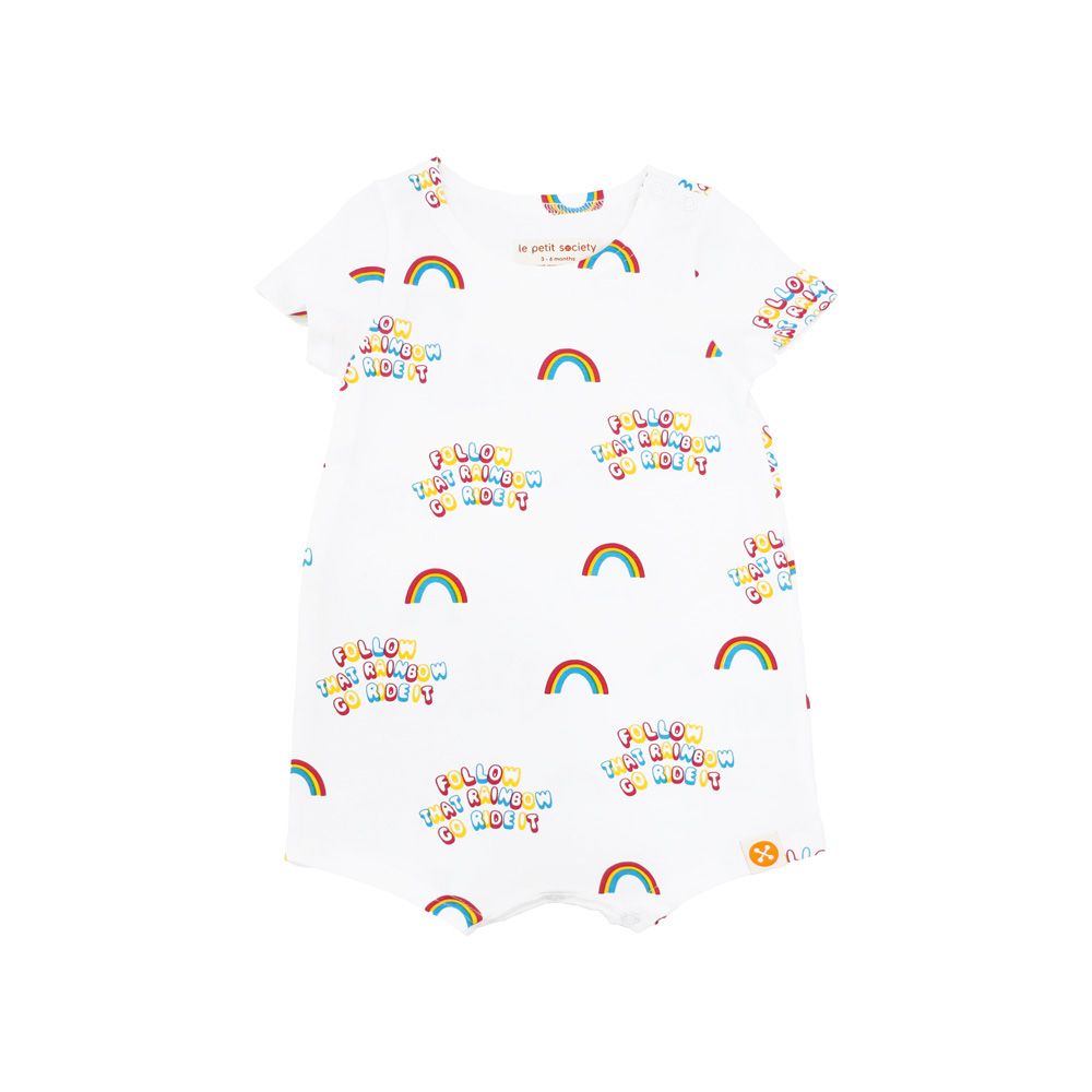 Made For Play - Baby Rainbow Romper by Le Petit Society