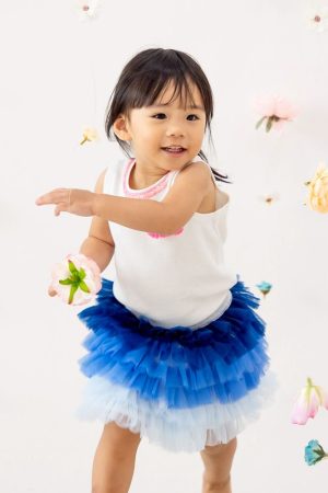 Party Series - Cupcake Tulle Skirt in Blue by Le Petit Society