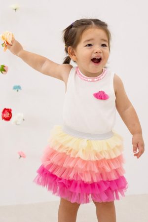 Party Series - Cupcake Tulle Skirt in Pink by Le Petit Society