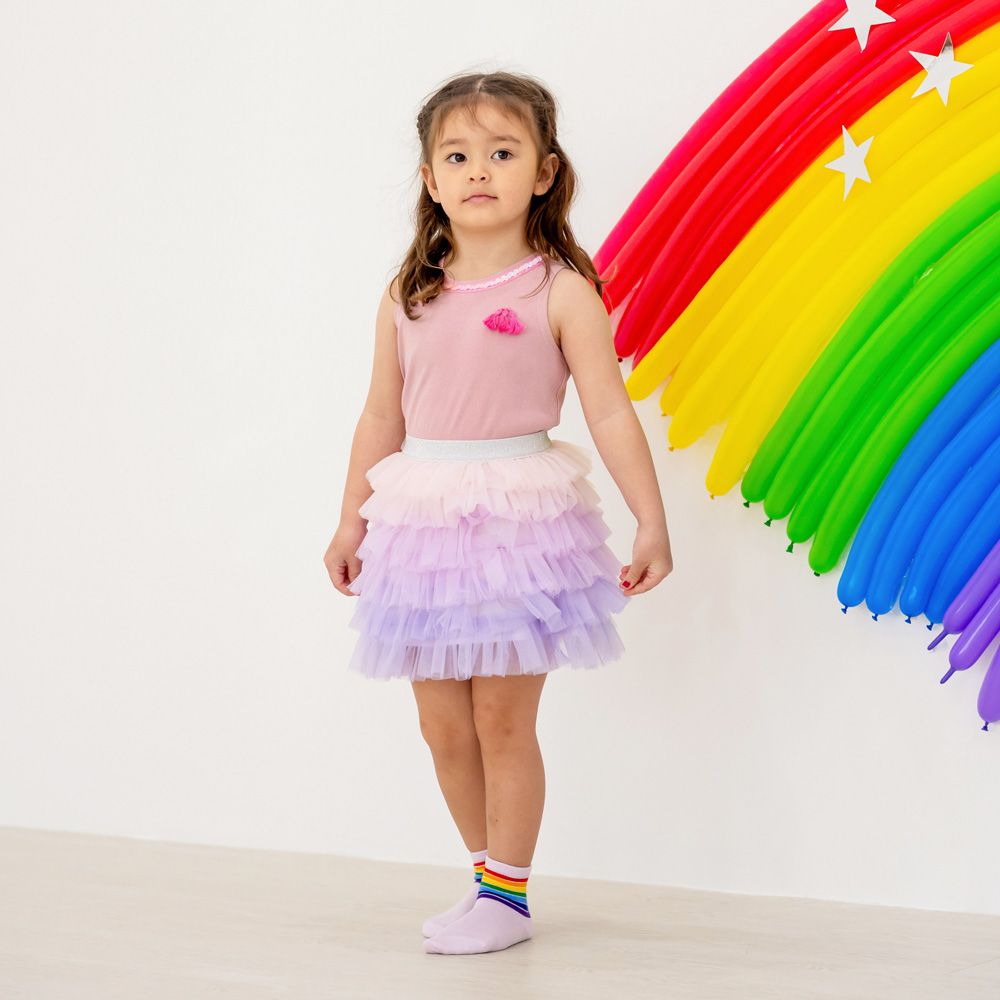 Party Series - Cupcake Tulle Skirt in Purple by Le Petit Society