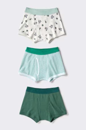 Boys Boxer Briefs 3 Pairs by Uniqlo