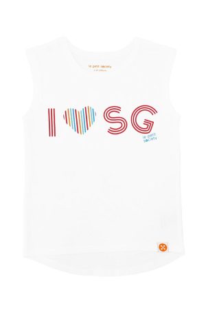 A Singapore Series - "I Love SG" Kids Tank by Le Petit Society