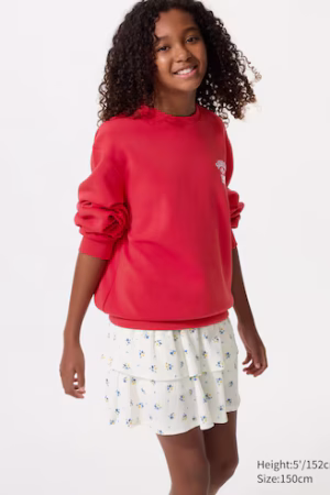 Girls Jersey Mini Skirt by Uniqlo