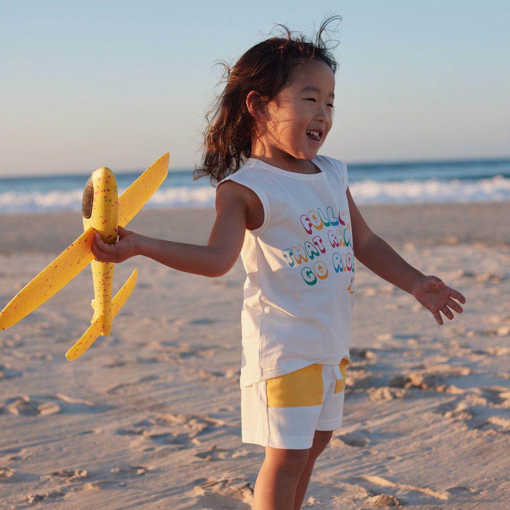 Made For Play - Kids "Follow That Rainbow" Tank Top by Le Petit Society - Image 2