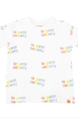 Made For Play - Kids Tee in Rainbow Logo by Le Petit Society