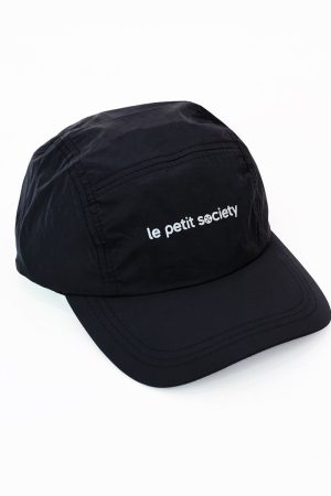 Logo Cap in Black (Kids) by Le Petit Society