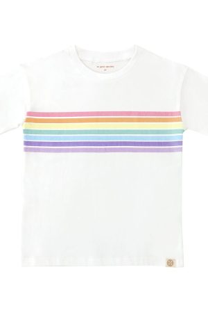 Rainbow Series - Kids Boxy Tee in Pastel by Le Petit Society