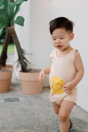 Resort Series - Baby Smiley Romper by Le Petit Society