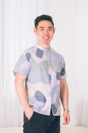 Serenity Peaks Dads Collar Shirt by Mimimono