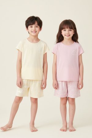 Summer Cloud Pyjamas Set - Butterscotch by Mimimono