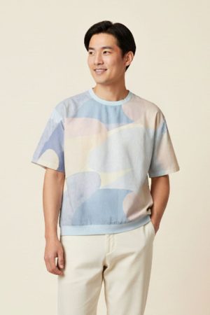 Sunlit Sparks Crew Neck Adults Shirt by Mimimono